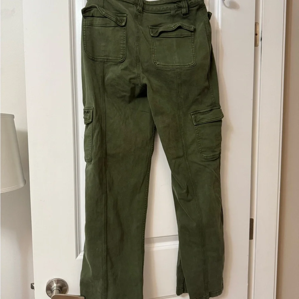Green Aritzia Cargo Pants - Picture 2 of 3
